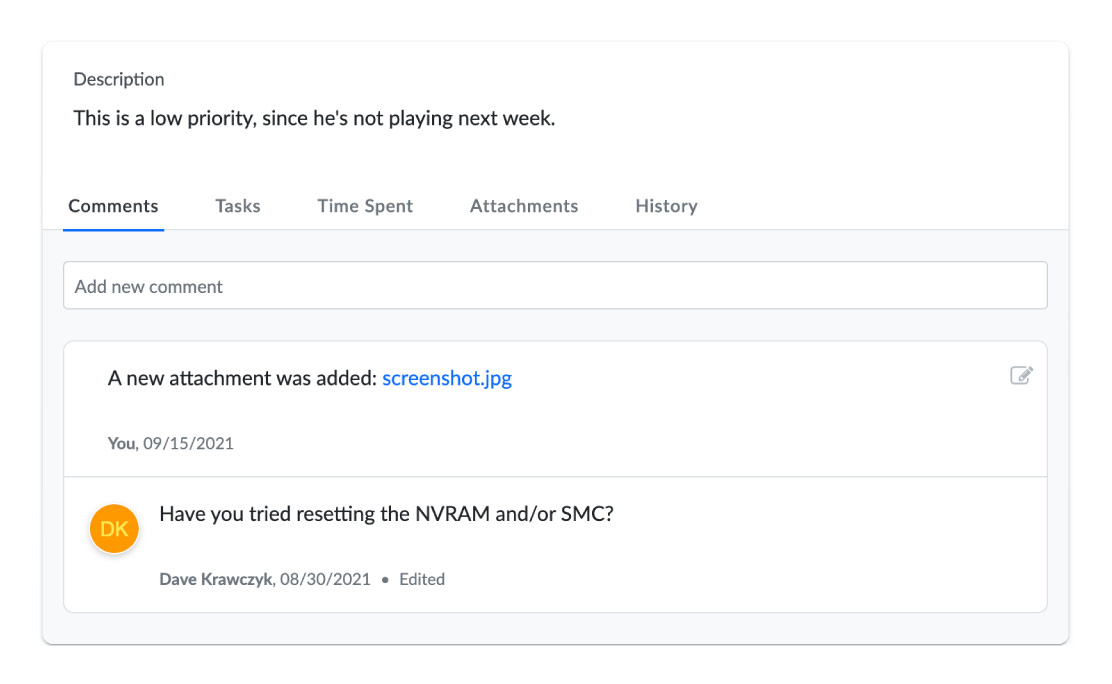 Demo: Easy request handling with Genuity's IT help desk solution.