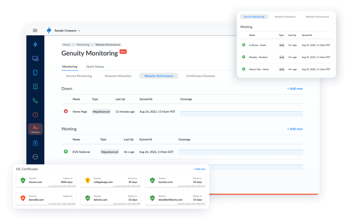 Genuity can help you monitor everything important.